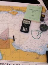 Navigation im Sportk�stenschifferschein-Kurs