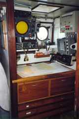 Navigationsraum auf Traditionssegler